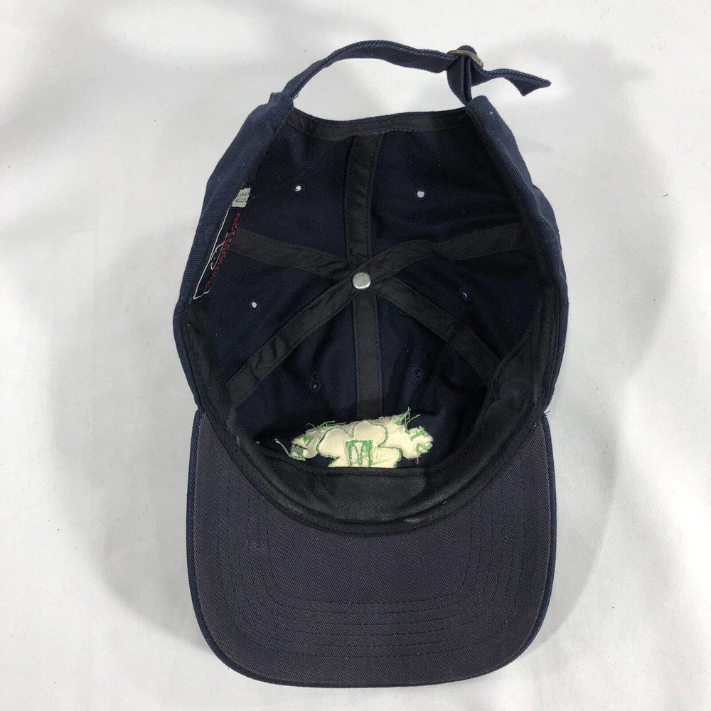 St Pats Open Algonquin Hat Cap Adjustable Strap One Size Fits Most Navy Blue OSF - Picture 8 of 10